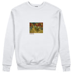 The Night Café Sweatshirt – Beyaz