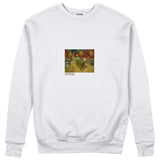 The Night Café Sweatshirt – Beyaz