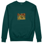The Night Café Sweatshirt – Koyu Yeşil