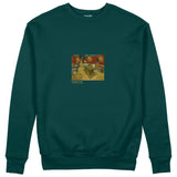 The Night Café Sweatshirt – Koyu Yeşil