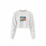 Fine Wind, Clear Morning Crop Sweatshirt – Beyaz