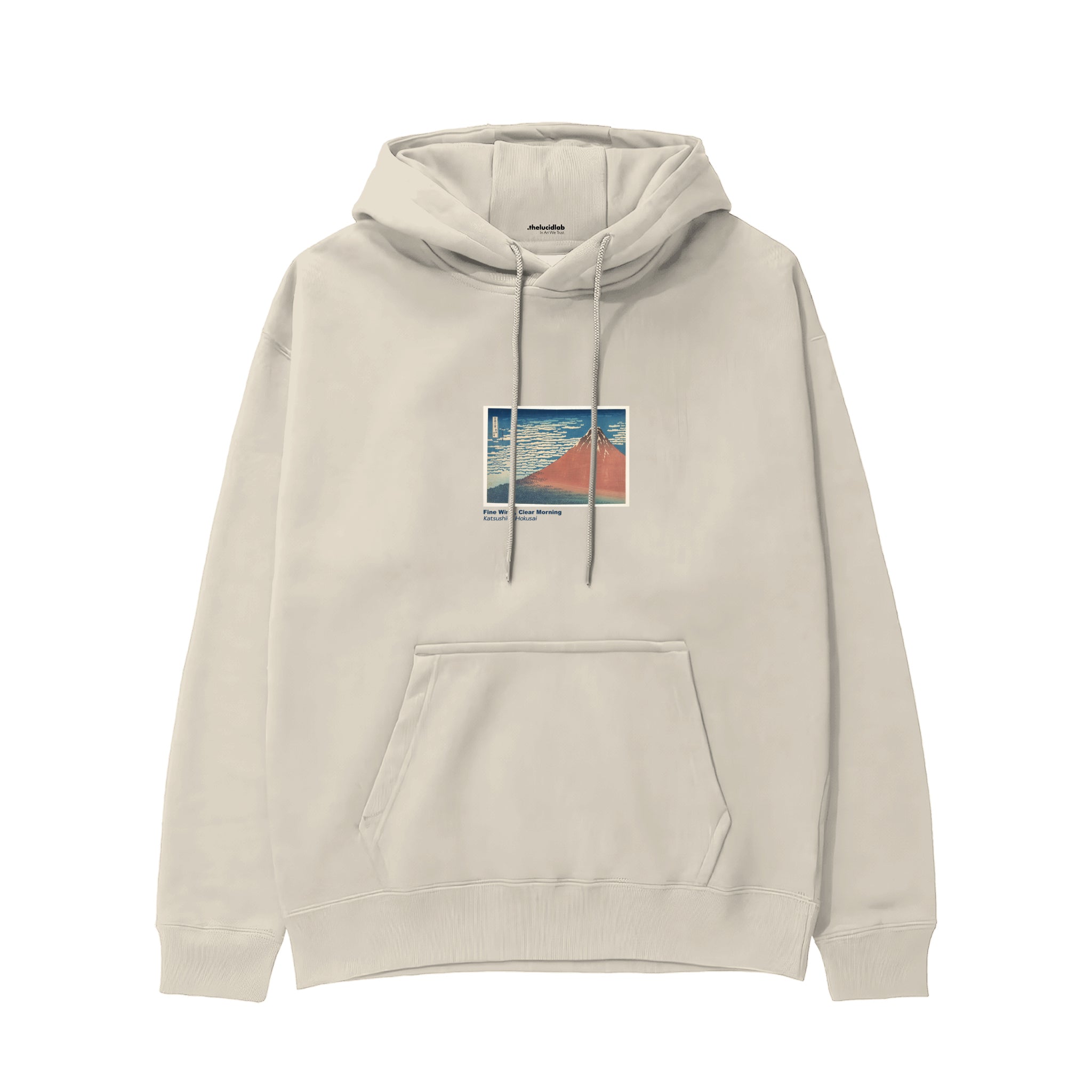 Fine Wind, Clear Morning Hoodie – Krem