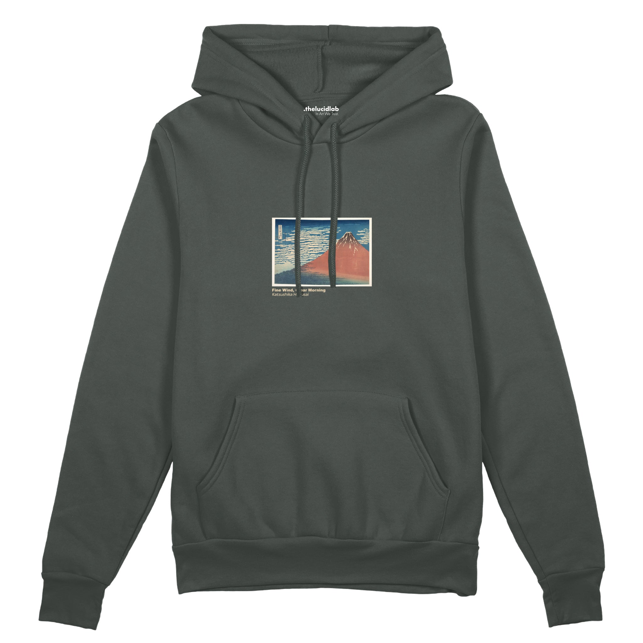 Fine Wind, Clear Morning Oversize Hoodie – Antrasit