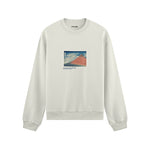 Fine Wind, Clear Morning Oversize Sweatshirt – Beyaz