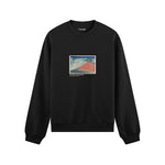 Fine Wind, Clear Morning Oversize Sweatshirt – Siyah