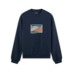 Fine Wind, Clear Morning Oversize Sweatshirt – Lacivert