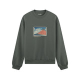 Fine Wind, Clear Morning Oversize Sweatshirt – Antrasit