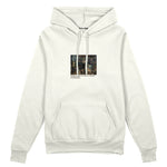 Interior of a Collector's Gallery of Paintings and Objets d'Art Oversize Hoodie – Beyaz