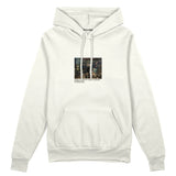 Interior of a Collector's Gallery of Paintings and Objets d'Art Oversize Hoodie – Beyaz