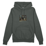 Interior of a Collector's Gallery of Paintings and Objets d'Art Oversize Hoodie – Antrasit
