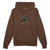 Interior of a Collector's Gallery of Paintings and Objets d'Art Oversize Hoodie – Kahverengi