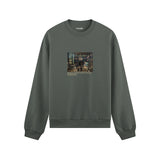 Interior of a Collector's Gallery of Paintings and Objets d'Art Oversize Sweatshirt – Antrasit