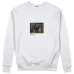 Interior of a Collector's Gallery of Paintings and Objets d'Art Sweatshirt – Beyaz