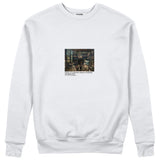 Interior of a Collector's Gallery of Paintings and Objets d'Art Sweatshirt – Beyaz