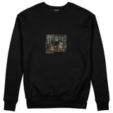Interior of a Collector's Gallery of Paintings and Objets d'Art Sweatshirt – Siyah