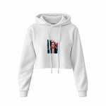 Frida Crop Hoodie – Beyaz