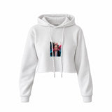 Frida Crop Hoodie – Beyaz