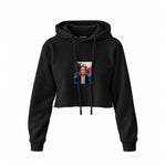 Frida Crop Hoodie – Siyah