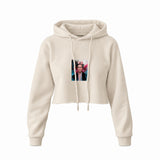 Frida Crop Hoodie – Krem