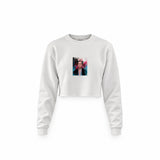 Frida Crop Sweatshirt – Beyaz
