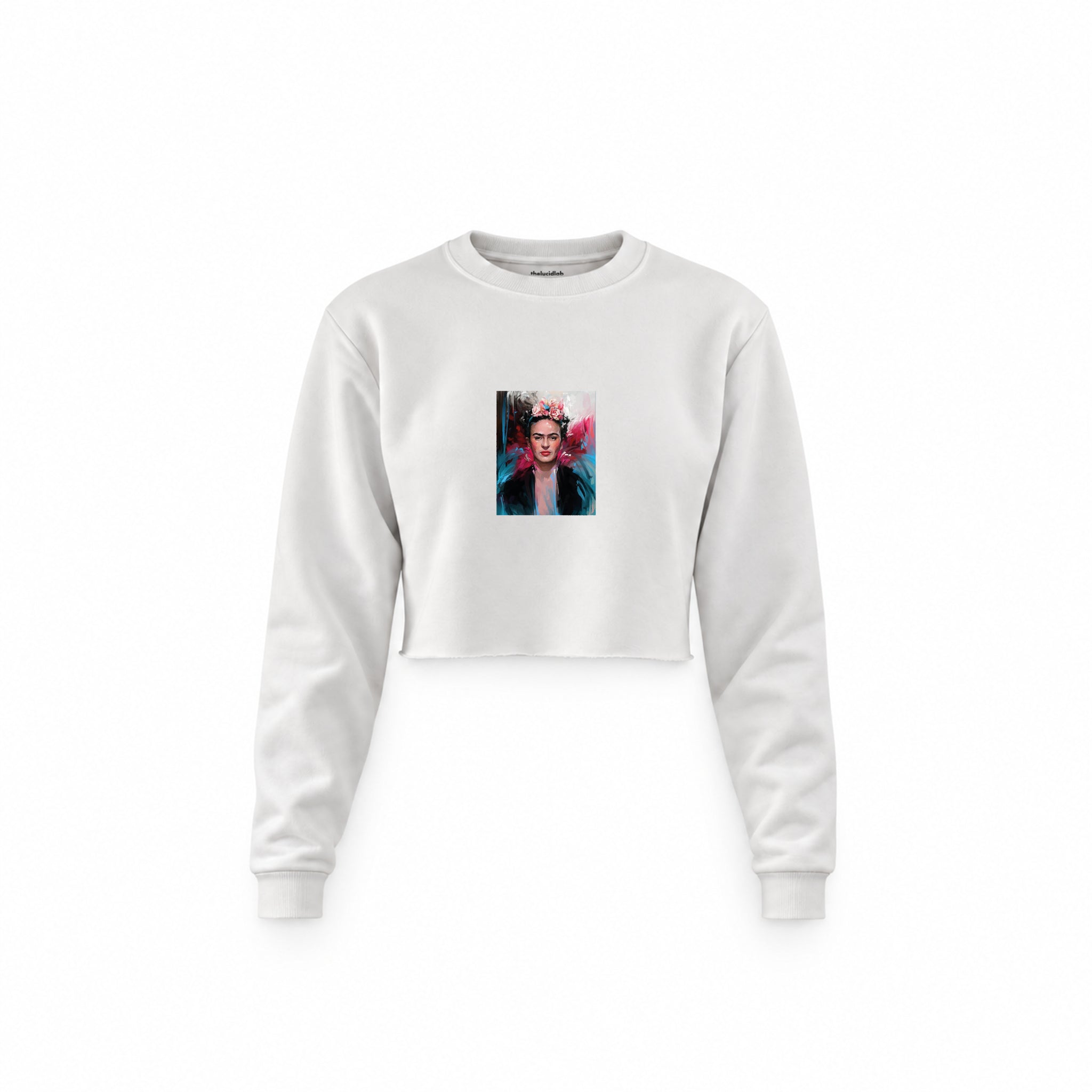 Frida Crop Sweatshirt – Beyaz