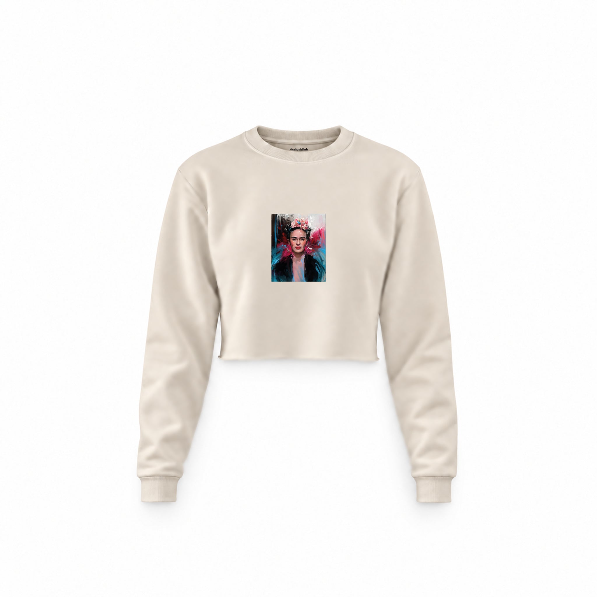 Frida Crop Sweatshirt – Krem