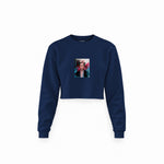 Frida Crop Sweatshirt – Lacivert