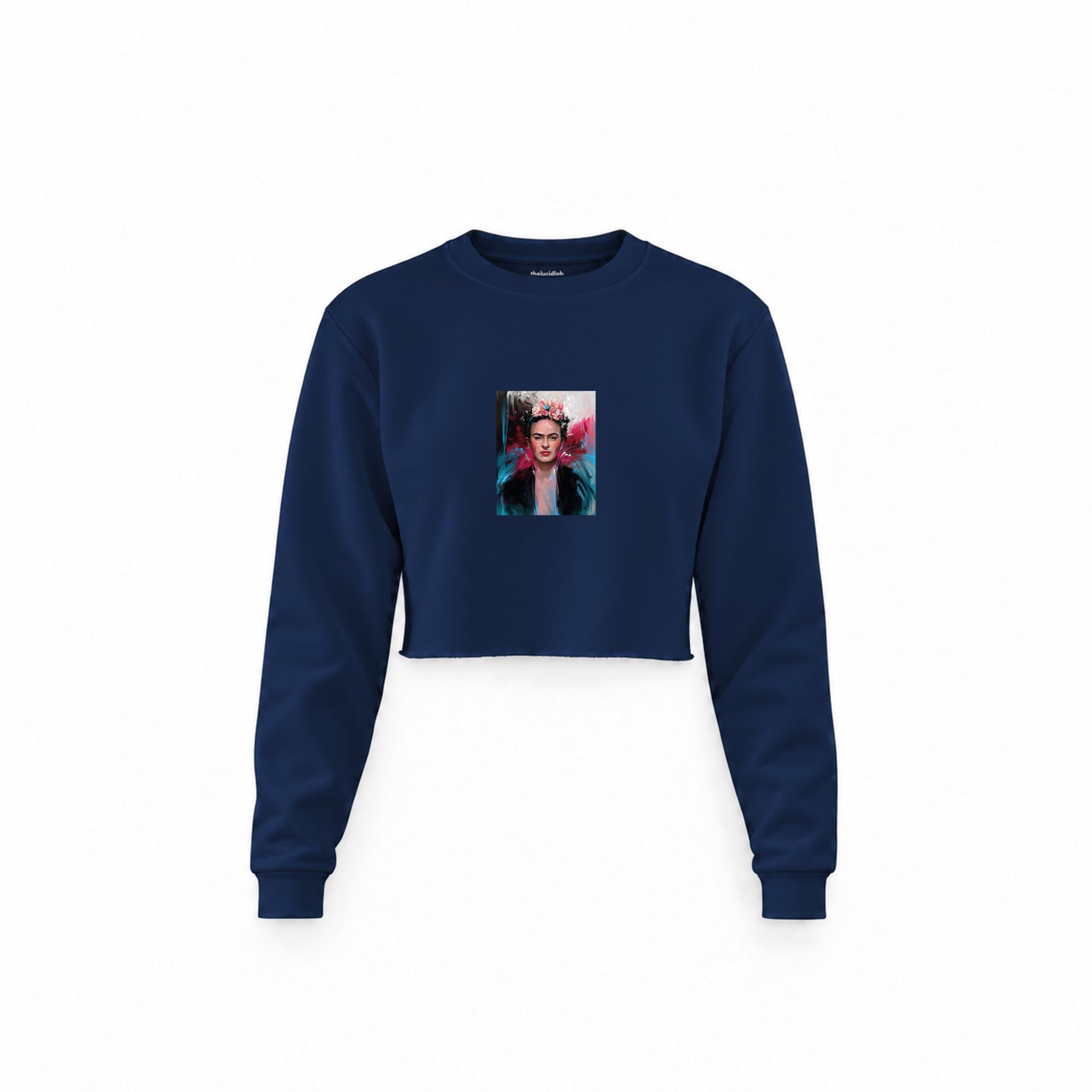 Frida Crop Sweatshirt – Lacivert