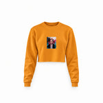 Frida Crop Sweatshirt – Turuncu