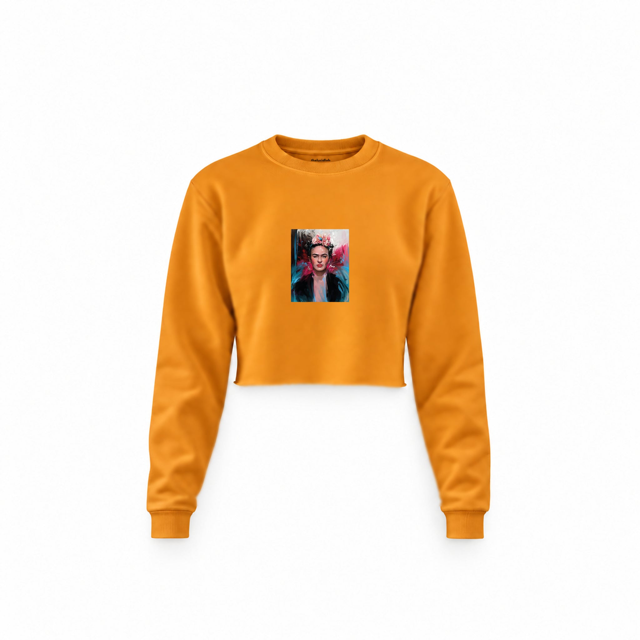 Frida Crop Sweatshirt – Turuncu