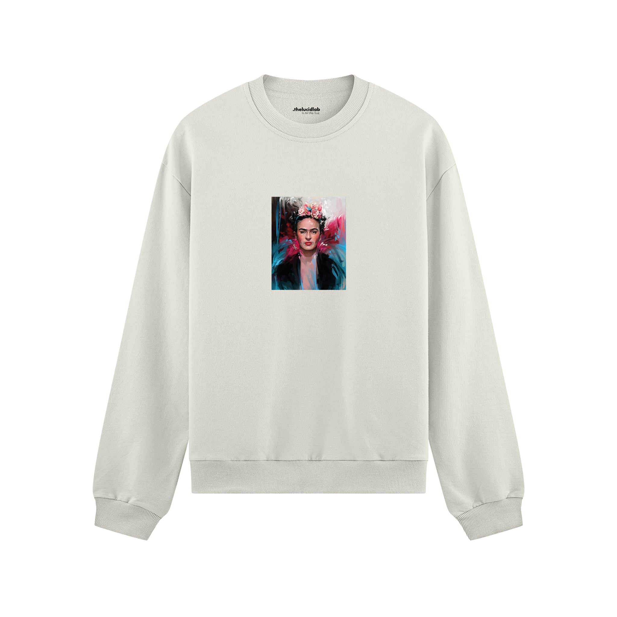 Frida Oversize Sweatshirt – Beyaz
