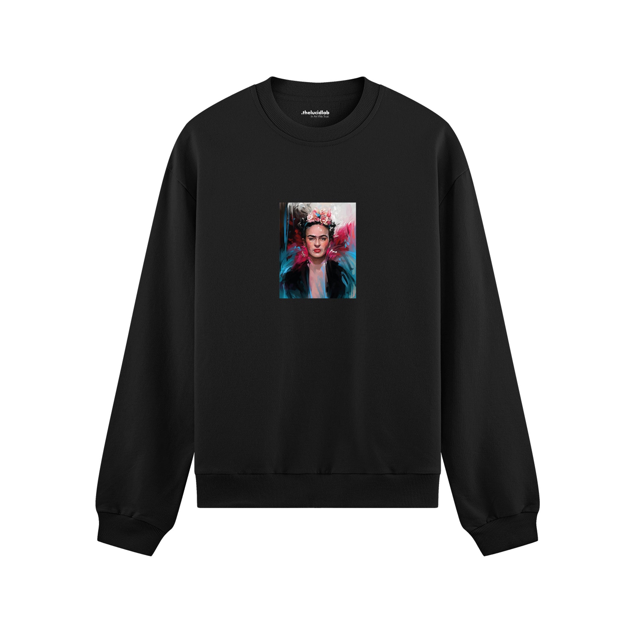 Frida Oversize Sweatshirt – Siyah