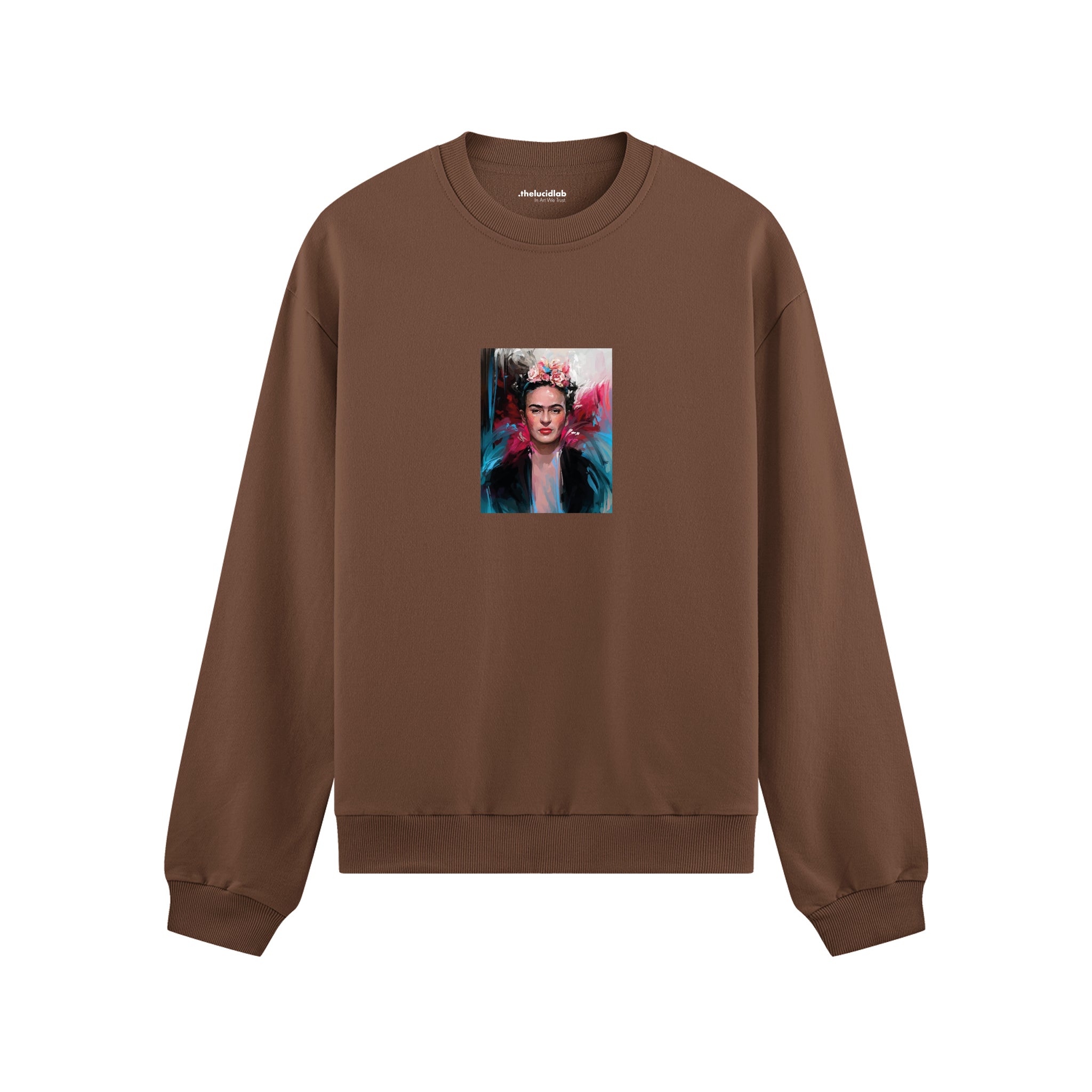 Frida Oversize Sweatshirt – Kahverengi