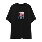 Frida Oversize Tişört – Siyah
