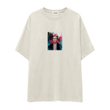 Frida Oversize Tişört – Ekru