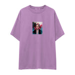 Frida Oversize Tişört – Lila