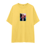 Frida Oversize Tişört – Sarı
