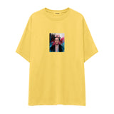 Frida Oversize Tişört – Sarı