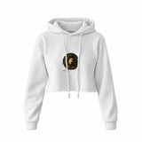 Medusa Crop Hoodie – Beyaz