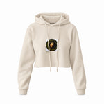 Medusa Crop Hoodie – Krem