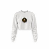 Medusa Crop Sweatshirt – Beyaz