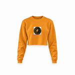 Medusa Crop Sweatshirt – Turuncu