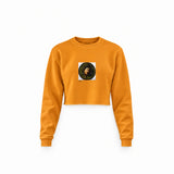 Medusa Crop Sweatshirt – Turuncu
