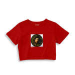 Medusa Crop Tişört – Kırmızı