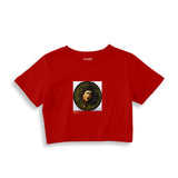 Medusa Crop Tişört – Kırmızı