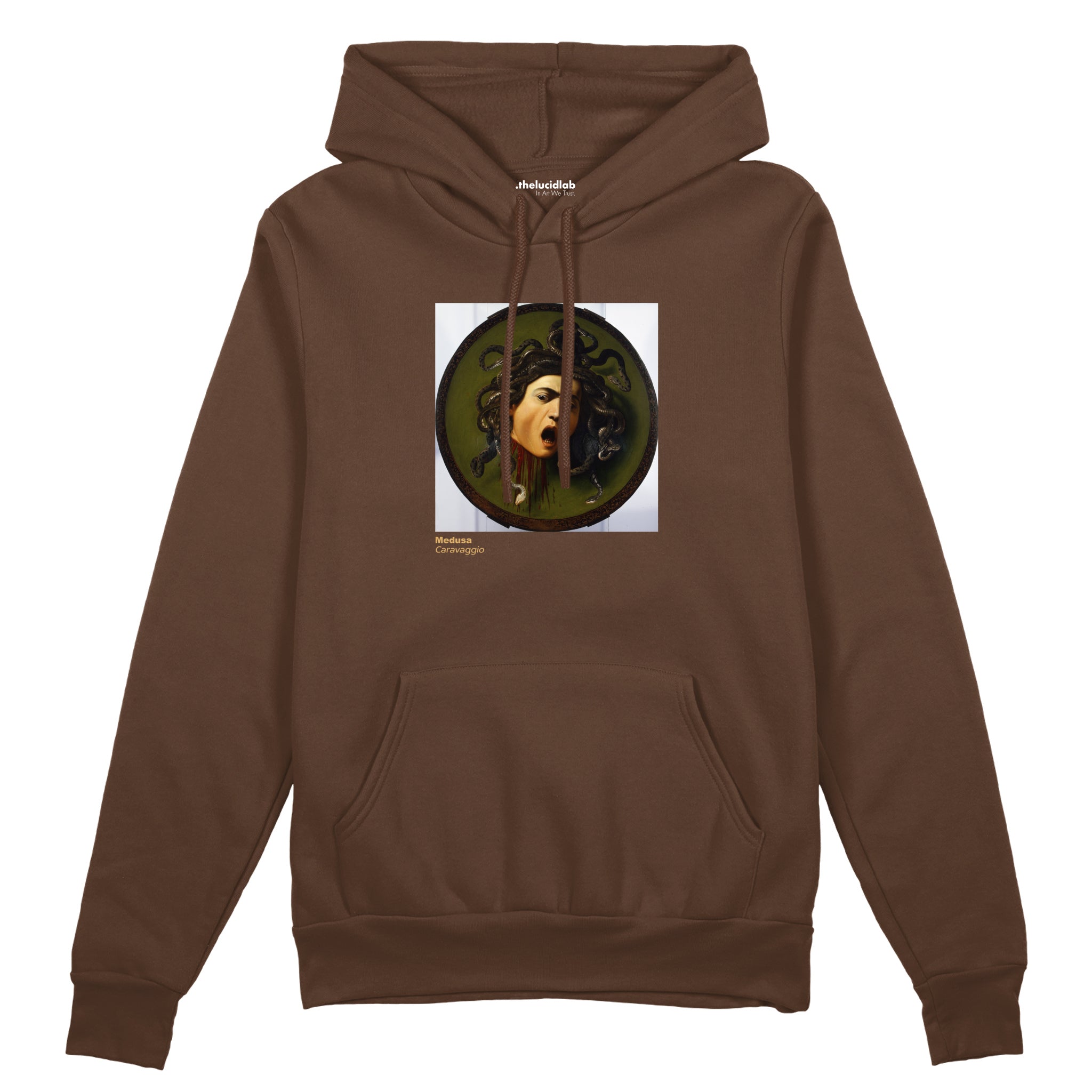 Medusa Oversize Hoodie – Kahverengi