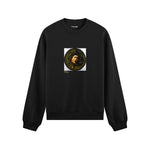 Medusa Oversize Sweatshirt – Siyah