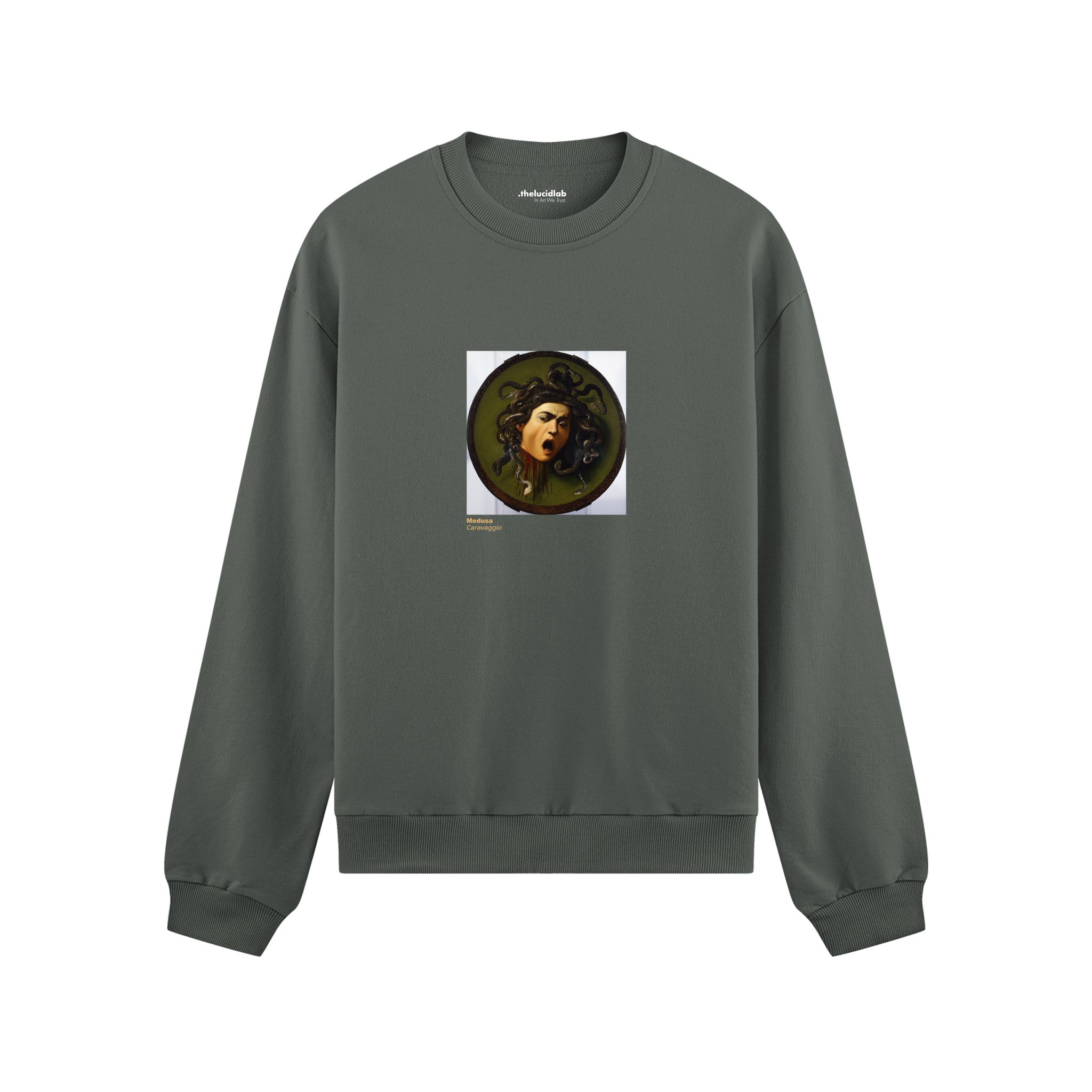 Medusa Oversize Sweatshirt – Antrasit