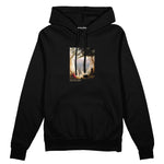 Chalk Cliffs on Rügen Oversize Hoodie – Siyah