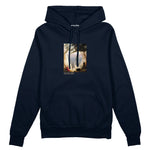 Chalk Cliffs on Rügen Oversize Hoodie – Lacivert